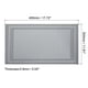 thumbnail image 2 of Individuales Manteles 450x300mm 8uds PVC Mesa Lavable Tejido Individual Mantel, Gris, 2 of 5