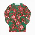 thumbnail image 5 of sdbrld Girls Christmas Pajamas Outfit for Kids Long Sleeve Sleepwear Tops and Pants 2Pcs Xmas Holiday PJs Sets Sizes 5-6 Years, 5 of 9