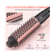thumbnail image 4 of Juego de varita rizadora de pelo 3 en 1  con cepillo térmico y 2 barriles de turmalina Belug Rosa, 4 of 5