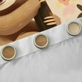 thumbnail image 4 of Castle Fairy Cartoon Sloth Black Out Curtains for Kids Teens,Kawaii Flowers Animal Curtains Pack of 2 (42x63 Each),Dreamy Princess Bedroom Curtains,Luxury Bedroom Decor, 4 of 6