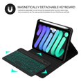thumbnail image 2 of Funda con teclado BORIYUAN para iPad mini 7/6, 8,3 pulgadas, retroiluminada de forma inalámbrica, 2 of 9