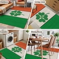 thumbnail image 5 of Area Rugs 2.7'x5', St. Patrick's Day Carpet for Living Room Bedroom Dining Room, Irish Green Shamrock Flag Wood Grain Throw Kitchen Rugs Non Slip Washable Rectangle Indoor Outdoor Rugs, 5 of 8