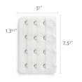 thumbnail image 3 of INSPIRE CHIC Women's 3 Rows 4 Hooks Bra Extenders Straps Extension White 3 Rows 4 Hooks 3 Pcs, 3 of 5