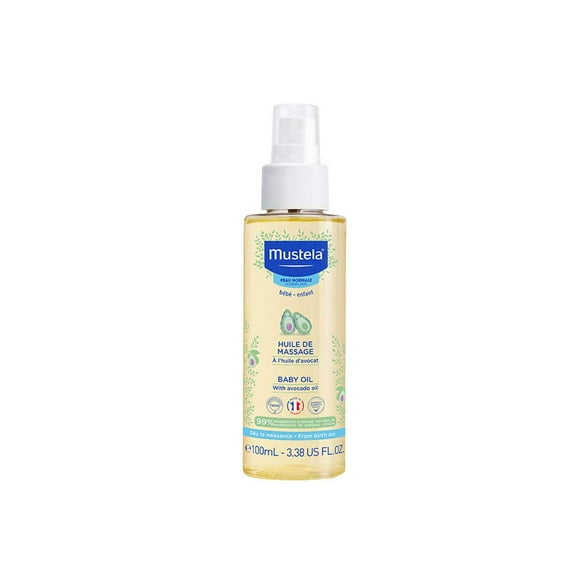 Aceite hidratante para masaje Mustela Baby Oil con aguacate 100 ml
