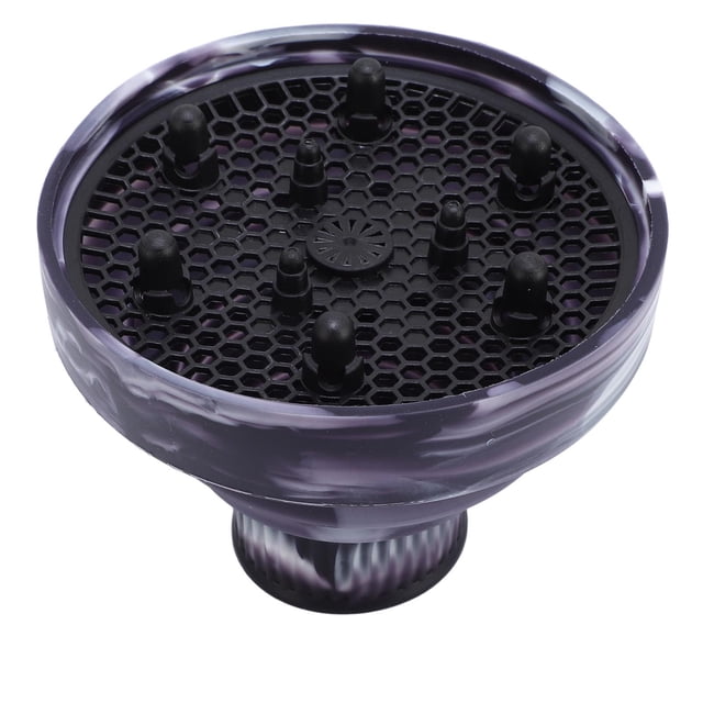 Difusor De Pelo Universal, Accesorio Plegable Para Secador De Pelo Con Salidas Densamente Dispuestas Para Difusor De Silicona Ondulado Y Rizado Con Diámetro De Boquilla De 4-5