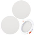 thumbnail image 3 of 2 láminas difusoras de luz: difusor de luz suave antideslumbrante de 18 cm para lámparas de techo. Pantalla de tela para dormitorio infantil y sala de estar., 3 of 7