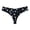 Black&Blue&White, variant on Women's Multi-Print V-Cut Seamless Thong Panties Blue Leopard Print M