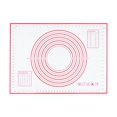 thumbnail image 1 of Pastry Mat Extra Large Thick Silicone Baking Mat With Measurements Non Stick Non Pastry Rolling Mat - 50x70cm (red, Random Pattern), 1 of 3