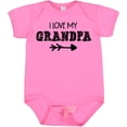 thumbnail image 3 of Inktastic I Love My Grandpa with Arrow Boys or Girls Baby Bodysuit, 3 of 5