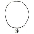 thumbnail image 3 of Yin Yang Cord Black & White Necklaces, Leather, Base Metals, All Age, Closeoutservices - Set of 12, 3 of 5