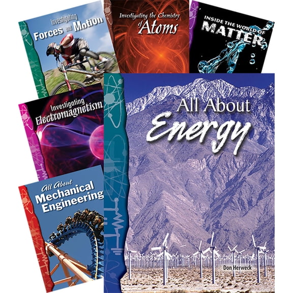 Science: Informational Text: Physical Science 8-Book Set, Grades 6-9 (Paperback)