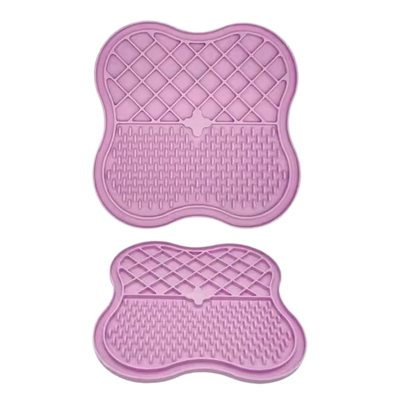 Pet Licking Mat with Suction Cups-Purple