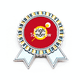 thumbnail image 1 of Los niños pura felicidad esperanza Insignia broche Medalla ganadora, 1 of 3