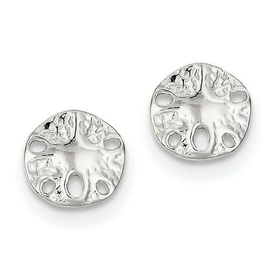 Primal Silver Sterling Silver Sand dollar Mini Earrings