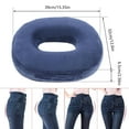 EUWBSSR Ring Cushion, Donut Pillow Tailbone Hemorrhoid Cushion, Memory