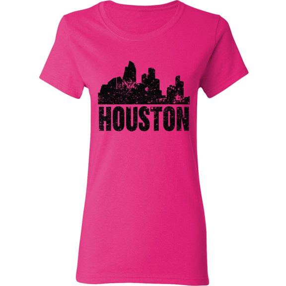Inktastic Houston Skyline Grunge Women's T-Shirt