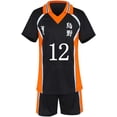 thumbnail image 3 of Verano niños adultos Jersey Unisex Karasuno escuela secundaria Hinata Shoyo Jersey Tobio Kageyama uniforme disfraz Cosplay, 3 of 5