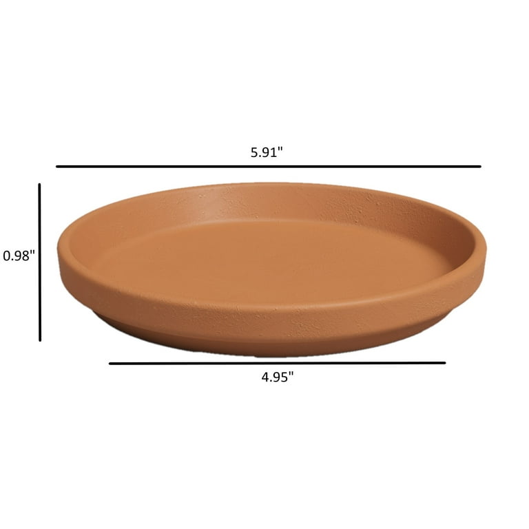 Artevasi 6 inch Round Terracotta Clay Plant Saucer - Walmart.com