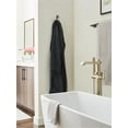 thumbnail image 2 of Amerock Unison Contemporary Single Prong Matte Black/Satin Nickel Wall Hook, 2 of 9