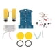 thumbnail image 1 of Kit de coche robot inteligente DIY, kit de coche con línea de seguimiento inteligente, juguete educativo, juguetes electrónicos de aprendizaje creativ, 1 of 9