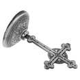 thumbnail image 2 of Crucifijo de pie, pequeño crucifijo de metal, figura de estatua de cruz de Cristo con base, 2 of 5