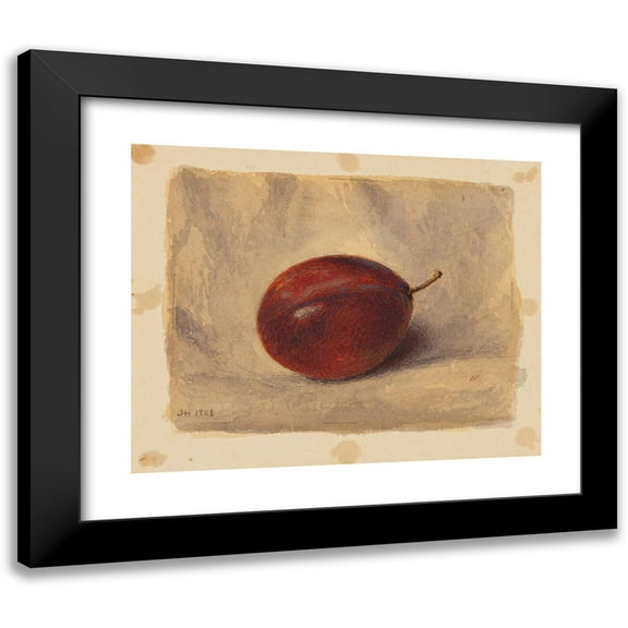 John Henry Hill 14x12 Black Modern Framed Museum Art Print Titled - Plum (1903)