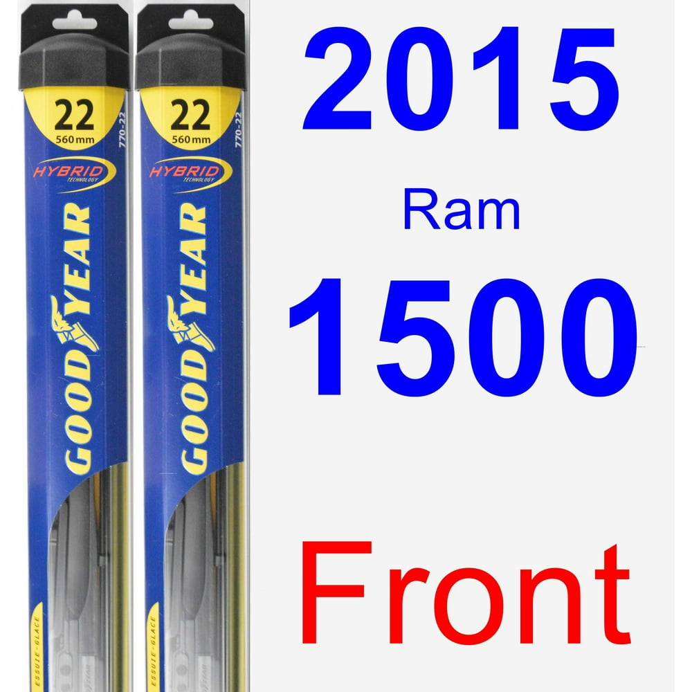 2015 Ram 1500 Wiper Blade Set/Kit (Front) (2 Blades) - Hybrid - Walmart.com - Walmart.com 2015 Dodge Ram 1500 Wiper Blade Size