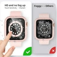 thumbnail image 3 of Comvin 3 Pack Compatible with Apple Watch Case 45mm  41mm 44mm 40mm with Screen Protector, Full Protective Waterproof PC Bumper Cases Cover for iWatch SE Series 8 7 6 5 4, 3 of 8