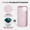 thumbnail image 5 of Shockproof Designed for iPhone 12 Pro Max Case, Liquid Silicone Phone Case with [Soft Anti-Scratch Microfiber Lining] Drop Protection 6.7 inch Slim Thin Cover, Ice Pink, 5 of 14