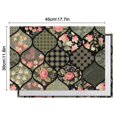 thumbnail image 5 of Pioneer Flower Floral Print Pattern Summer Placemats Table Placemats Set Of 6-Linen Kitchen Washable Placemats Table Mats 12x18 Inch Non-Slip Heat Resistant, 5 of 5