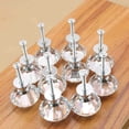 thumbnail image 4 of 30mm Crystal Glass Diamond Handle Colorful Shiny Round Knob Handle Drawer Wardrobe Cabinet Handle Household Hardware Accessories No.01, 4 of 9