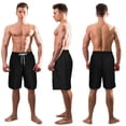 thumbnail image 5 of Traje de Baño Scotamalone para Hombre de Secado Rápido Negro, 5 of 5