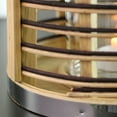 thumbnail image 2 of 11.5" Rustic Chic Cylindrical Rattan Decorative Candle Holder Lantern with Jute Handle, 2 of 4