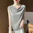 thumbnail image 1 of Xuyuer Cool-Tech Sleeveless Summer Tank - Fashion Women's Round Neck Moisture-Wicking Solid Top for High-Temperature Outdoor Adventures, Sweat-Resistant Gym-to-Street Wear, 1 of 6