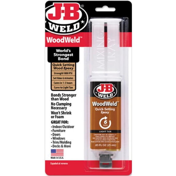 Jb Weld 50151 Wood Weld - Syringe 25ml.