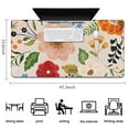 thumbnail image 5 of Long Mouse Pads for Desk,Bright Pioneer Flower Desk Mats on Top Of Desks, Desk Mouse Pad Extra Large with 3mm Non-Slip Base and Stitched Edge for Gaming,Office,Work,Home 47.3"x23.6", 5 of 6