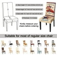 thumbnail image 5 of Patriotic Ford Chair Covers for Dining Room Set of 4, High Stretch Removable Washable Parsons Chair Slipcover for Home Party Hotel Wedding Ceremony (Red Truck with Flag,4PCS), 5 of 6
