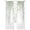 Sage Green, variant on Eucalyptus Leaves Sheer Curtains 45 Inch Length 2 Panels Set Window Treatments, Brown Summer Botanical Weeping Rod Pocket Semi Curtains for Living Room/Bedroom/Kitchen Décor, 104"W x 45"L