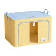 thumbnail image 2 of Clothing And Home Storage Box, Thickened Large Capacity Foldable Organizer with a Clear Window, Handle & Zipper, Moistureproof Sorting Bag for Home Clothes Quilt Travel Storage (U, 11×15×8in), 2 of 6