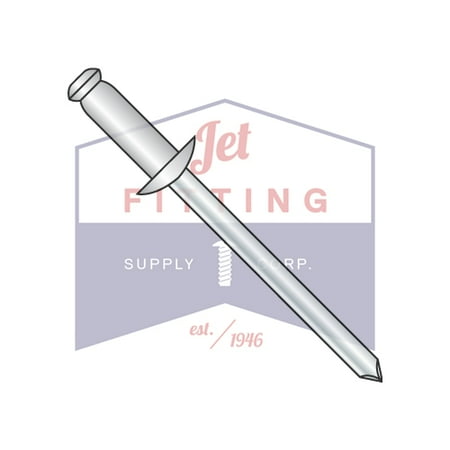 

3/16 Blind Rivets | Stainless Body - Steel Mandrel | Dome Head | Body: 18-8 Stainless Steel | Pin: Carbon Steel (Quantity: 2000)