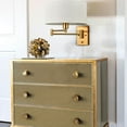 thumbnail image 3 of Claxy Modern 2-Light Brass Plug-in Wall Sconces (2 Count), 3 of 11
