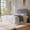 Grey, Chenille Fabric, variant on Amolife Queen Bed Frame, Upholstered Platform Bed with Streamlined Adjustable Headboard, No Box Spring Required, Beige, Chenille Fabric