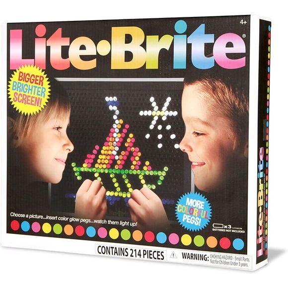 Basic Fun Lite-Brite Ultimate Classic Retro and Vintage Toy, Lite Brite Lite Brite