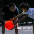 thumbnail image 2 of RealPlay Light Up Basketball Indoor and Outdoor Basketball with Rechargeable LED Lights, Orange, 2 of 9