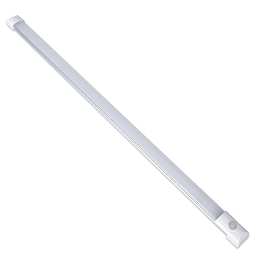 Dream lighting 12volt DC LED Under Cabinet Strip Light Hardwired for RV Kitchen Counter Shelf Accent Lighting, Interior Task Light Bar-Dual Warm White Light, with Switch, 23.6 inch / 600mm