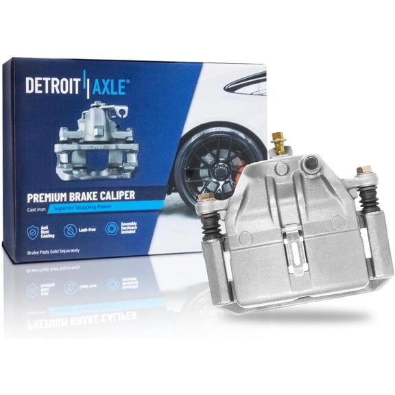 Detroit Axle - Front Left Brake Caliper for Ford 1994-1995 Taurus Mercury Sable 1993-1994 Lincoln Continental, Driver Side Brake Caliper with Bracket Replacement