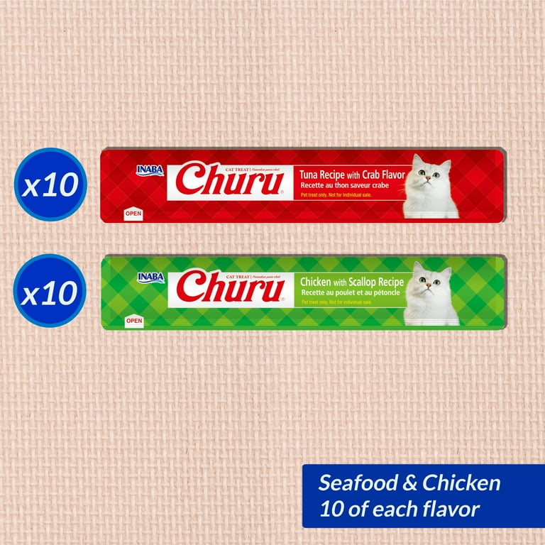 churu様 Churu Tuna Recipe and Chicken Recipe Variety Pack 20 Tubes