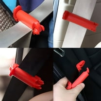 RAGUPEL 2pc Car Seatbelt Adjuster Universal Auto Seat Belt Clips Car Shoulder Neck Protector Strap Positioner
