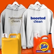 Tide Laundry Detergent Liquid with 6X Boosted Cleaning Power, Spring Meadow Scent, 125 fl oz, 100 Loads