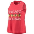 thumbnail image 2 of Women's Concepts Sport Red/Black Chicago Blackhawks Meter Tank Top & Pants Sleep Set, 2 of 5